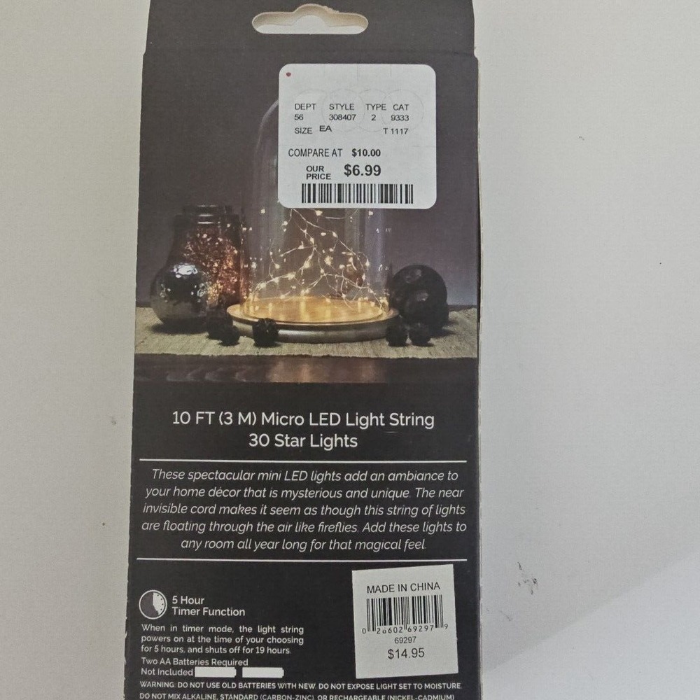 10ft led star string light‎ - Picture 2 of 3